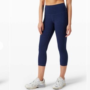 Lululemon Wunder Under Crop High-Rise *Spray 21"